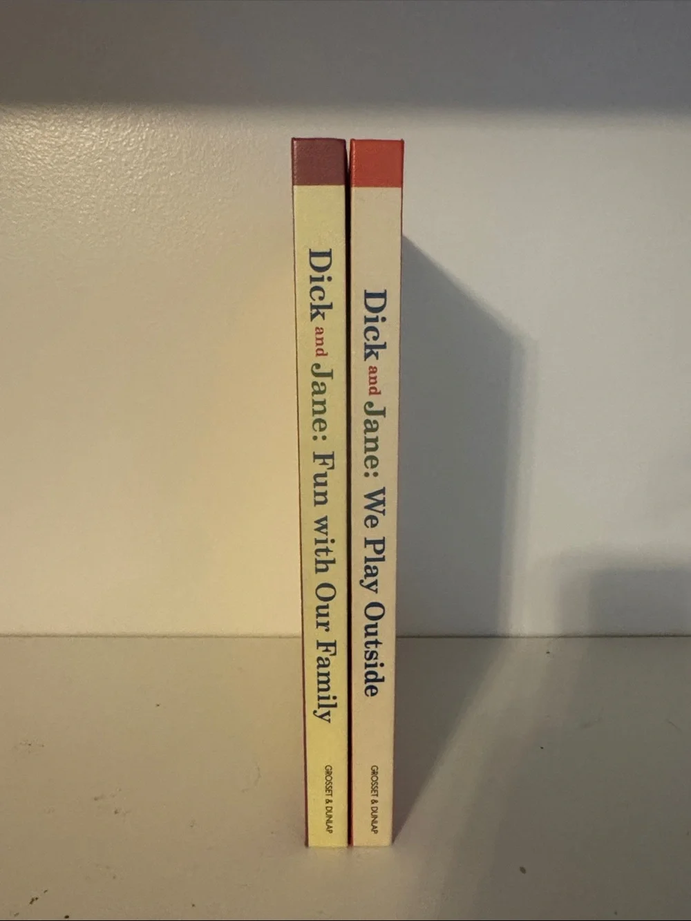 Dick and Jane Hardcover Book Set - Red & Orange Covers